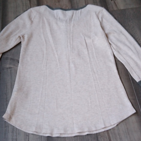 Filly Flair waffle thermal top with lace Size S - Picture 11 of 12